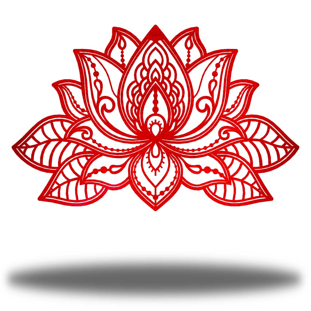 Riverside Designs-Lotus Mandala (CLEARANCE)-Metal Wall Art Décor